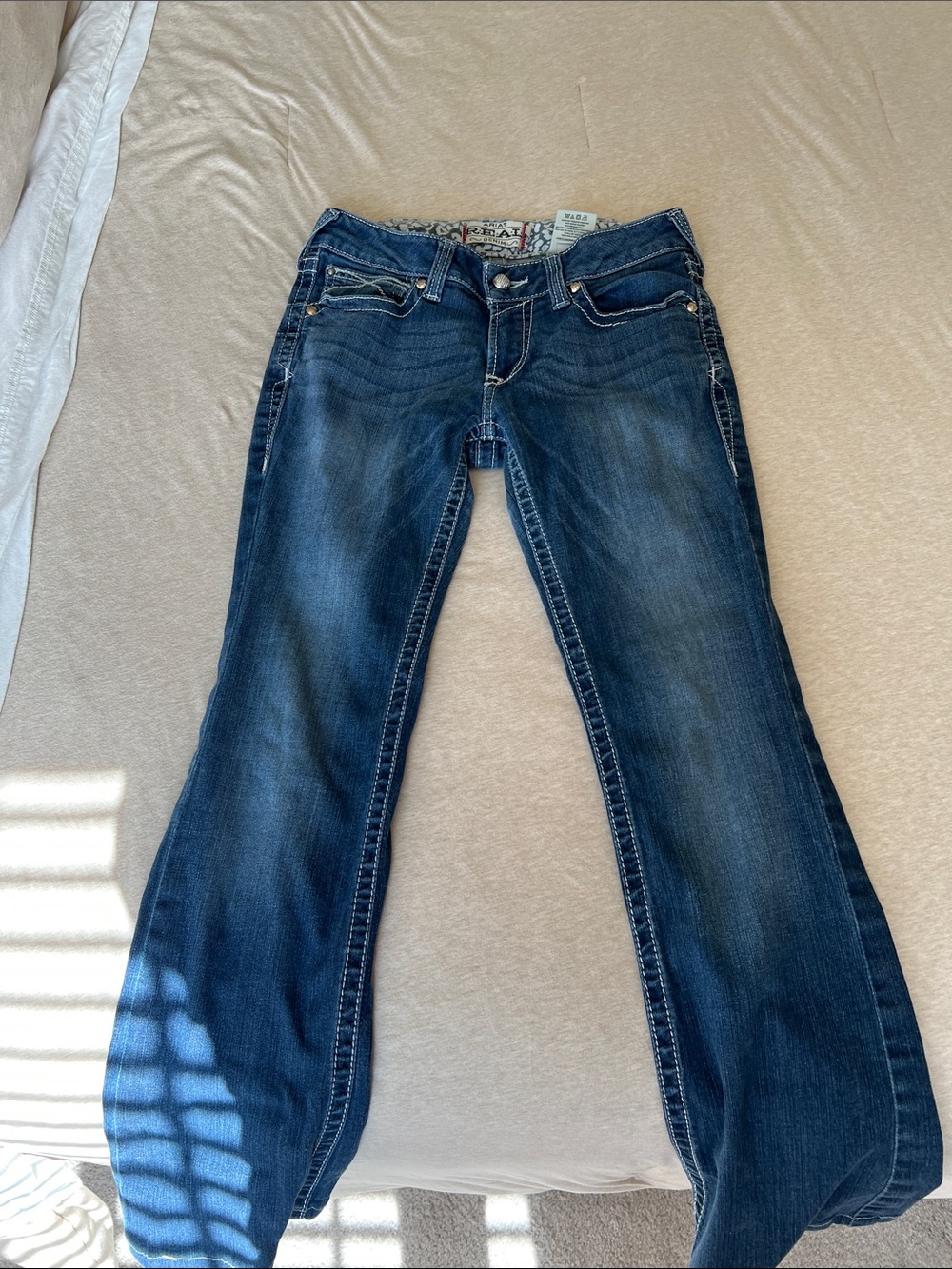 Ariat Womens Dark Wash Flare Jeans